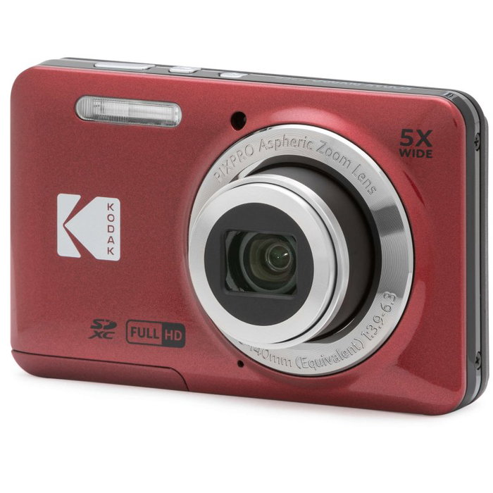 Kodak Pixpro FZ55 Roja 16MP con Zoom Óptico 5x Kodak Pixpro FZ55 Roja 16MP con Zoom Óptico 5x